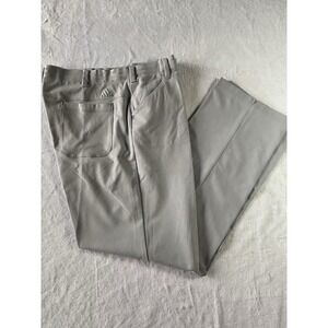 ⛳ Adidas 3-Stripe Climalite Men's Golf Pants Gray Size 38x32 Standard Fit
